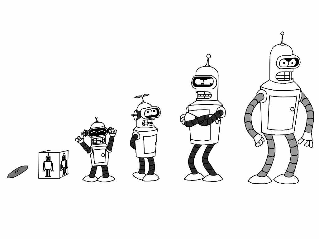 Evolution according to Futurama