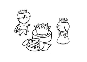 Galette des rois coloring pages to download