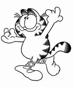 Garfield coloring pages to download