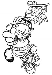 Coloring page garfield to download