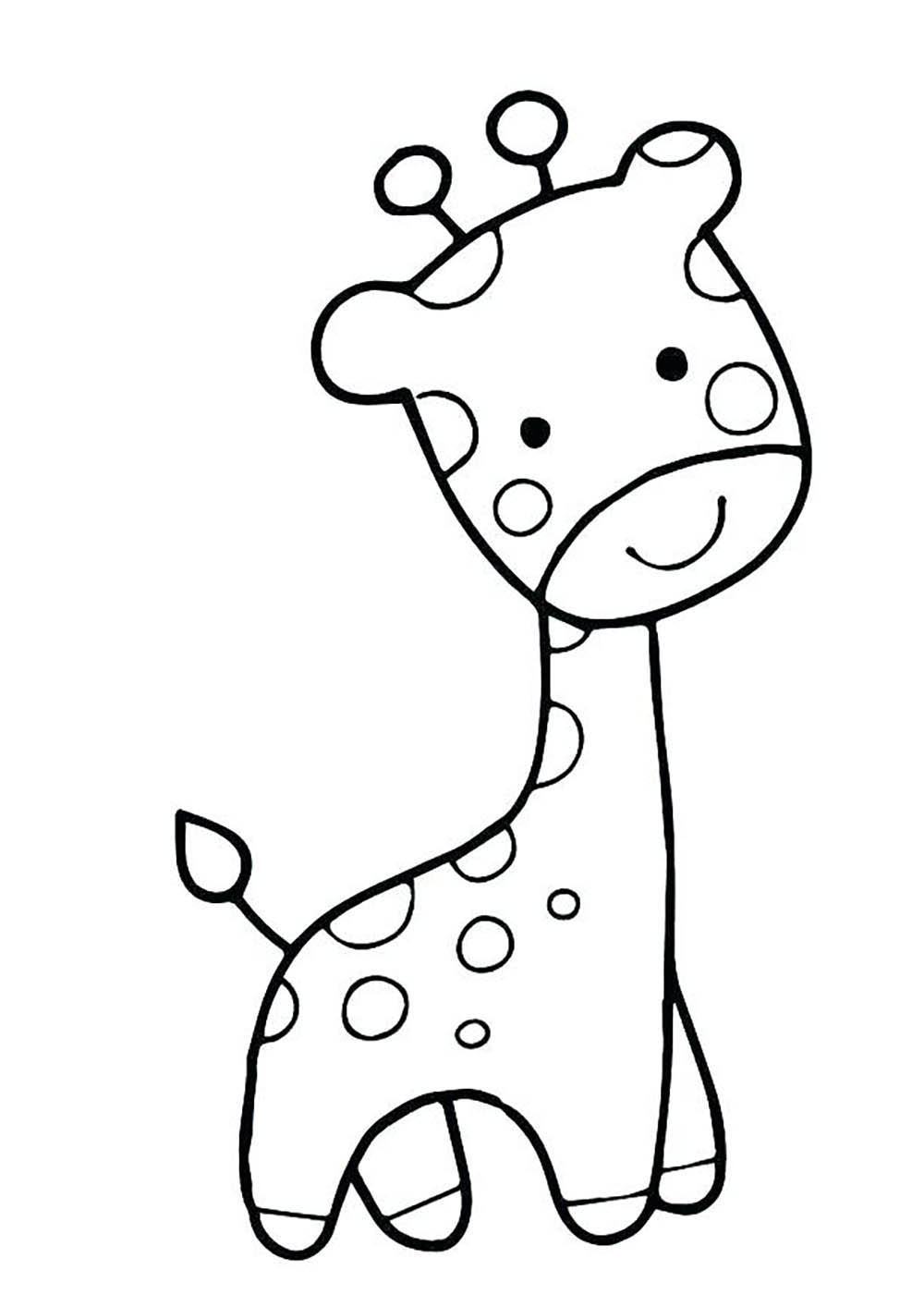 Download Giraffes to download - Giraffes Kids Coloring Pages