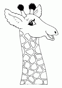 Girafe souriante