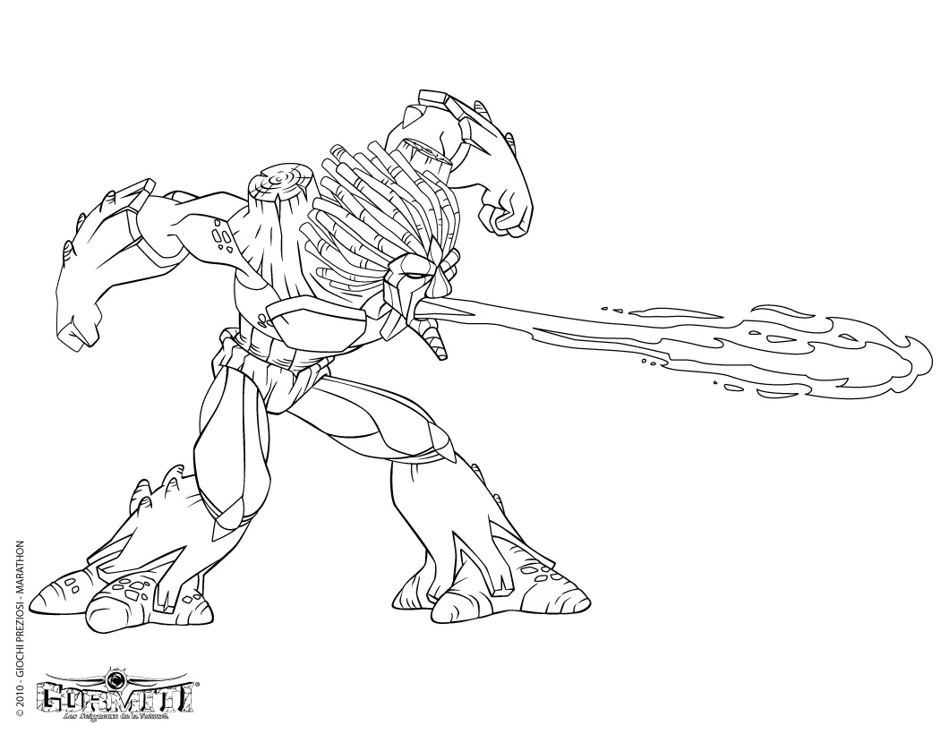 Gormiti coloring pages for kids