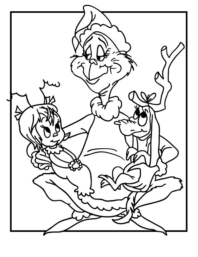Baby Grinch Pages Coloring Pages