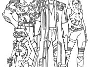 Guardians of the Galaxy Coloring Pages for Kids