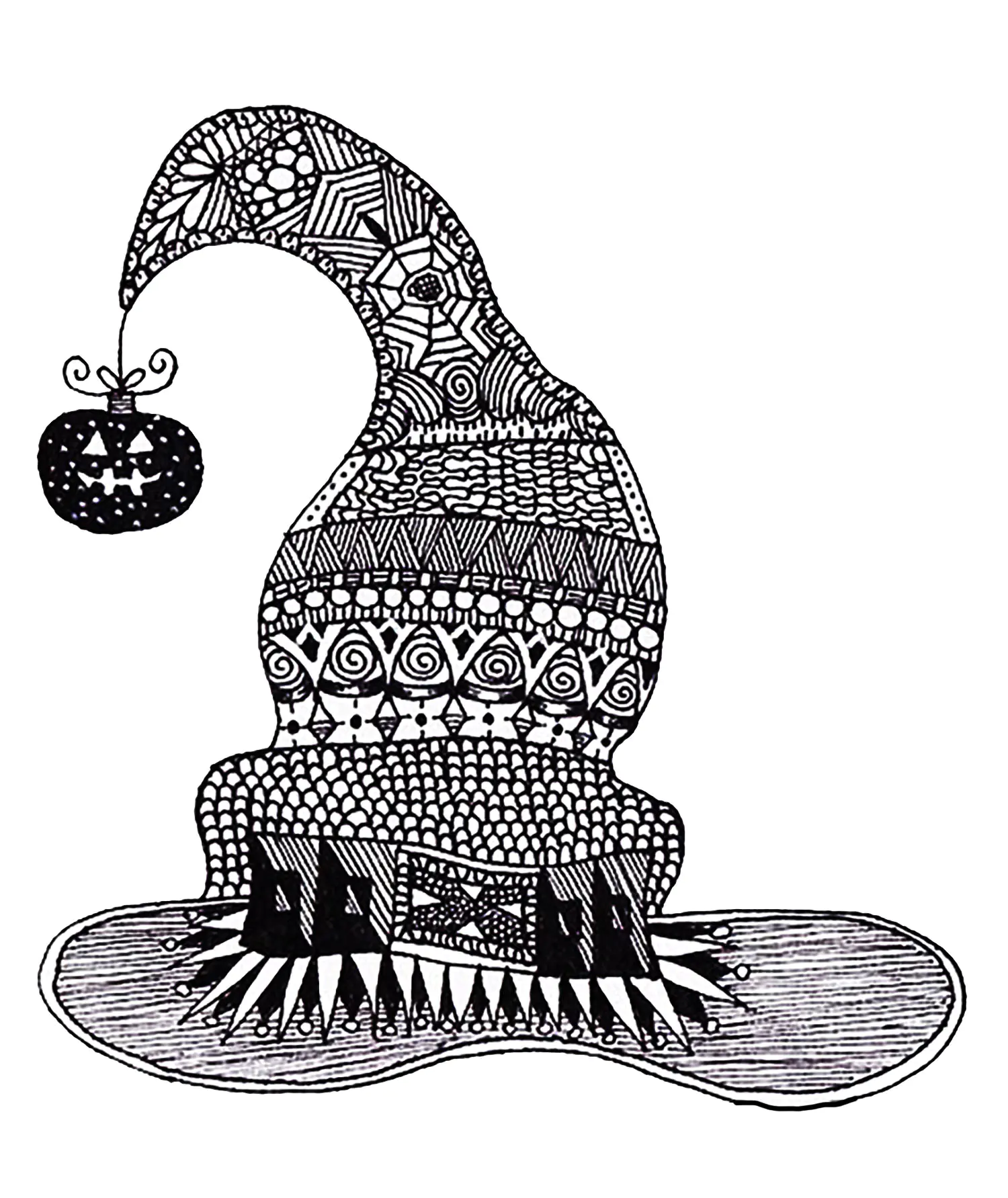 Halloween coloring page for kids