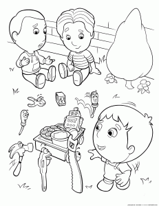 Many coloring pages and tools to print for children