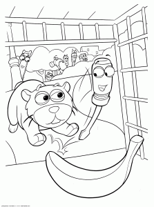 Coloring page handy manny for kids