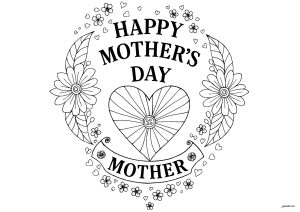Fun Mother's Day coloring pages for kids