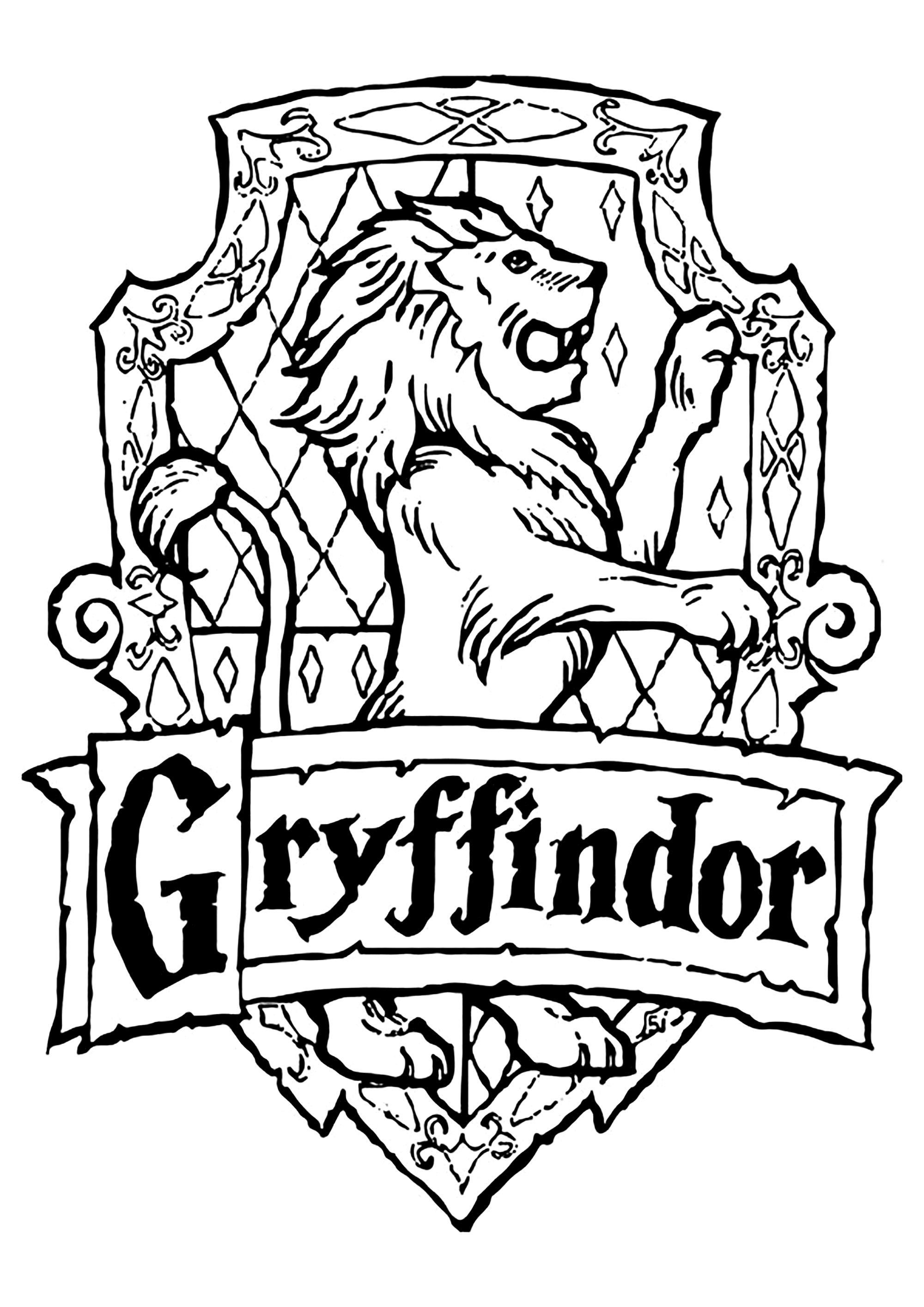 Harry Potter coloring page to download