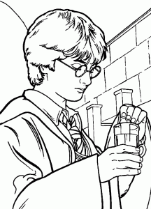 Coloring page harry potter free to color for children