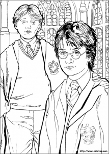 Coloring page harry potter free to color for kids