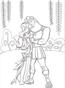 Coloring page hercules to download