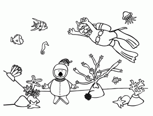 Coloring page holidays free to color for kids