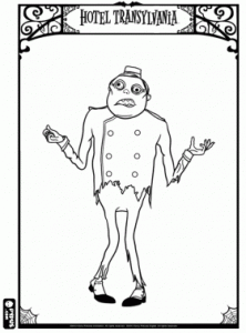 Hotel Transylvania coloring pages for children