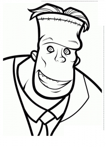 Hotel Transylvania coloring page for children
