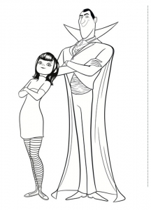 Hotel Transylvania coloring pages for children
