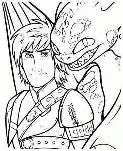 Coloring page how to train your dragon 2 to color for kids