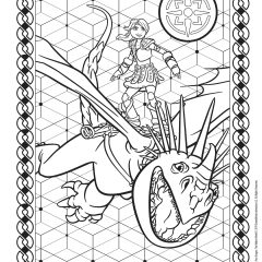 Printable How to Train Your Dragon 3 coloring sheets for Kids