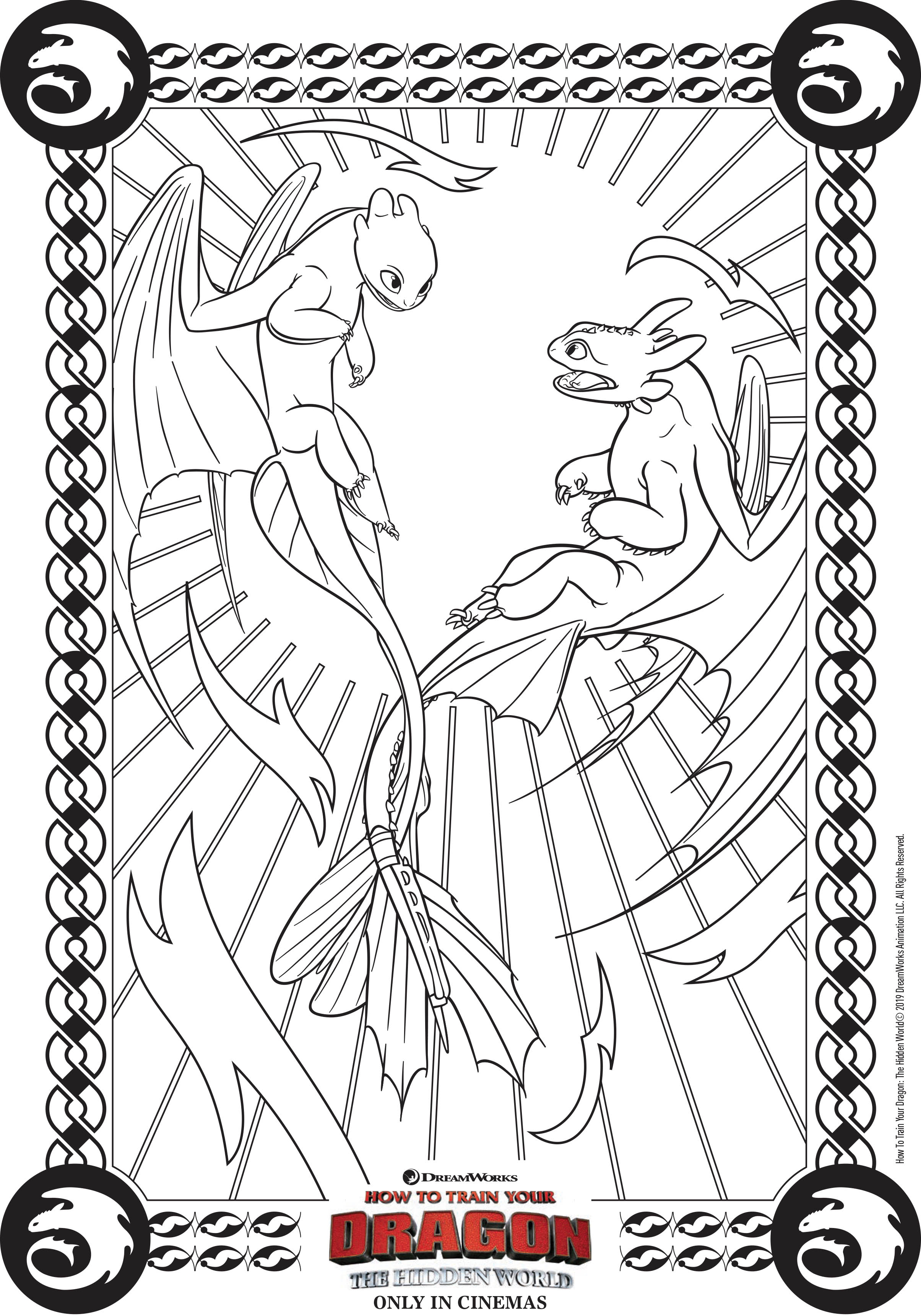 Coloriage A Imprimer Dragon 3