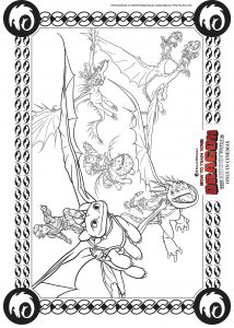 Download How To Train Your Dragon 3 Free Printable Coloring Pages For Kids