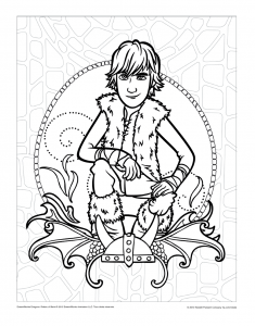 Coloring page how to train your dragon free to color for kids