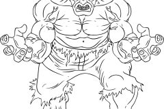 Printable Hulk coloring sheets for Kids