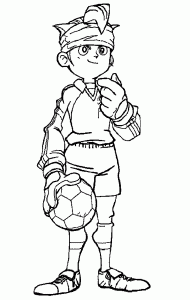 Inazuma Eleven image to download and color