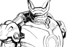 Printable Iron Man coloring sheets for Kids