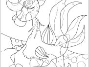 Printable Joan Miro coloring sheets for Kids