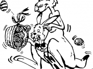 Kangaroos Coloring Pages for Kids