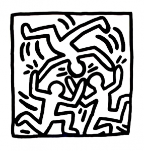 Keith Haring coloring pages to download
