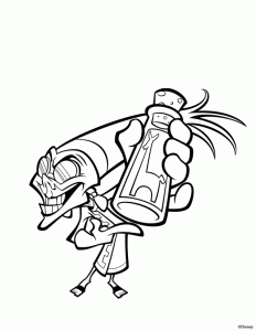 Coloring page kuzco free to color for kids