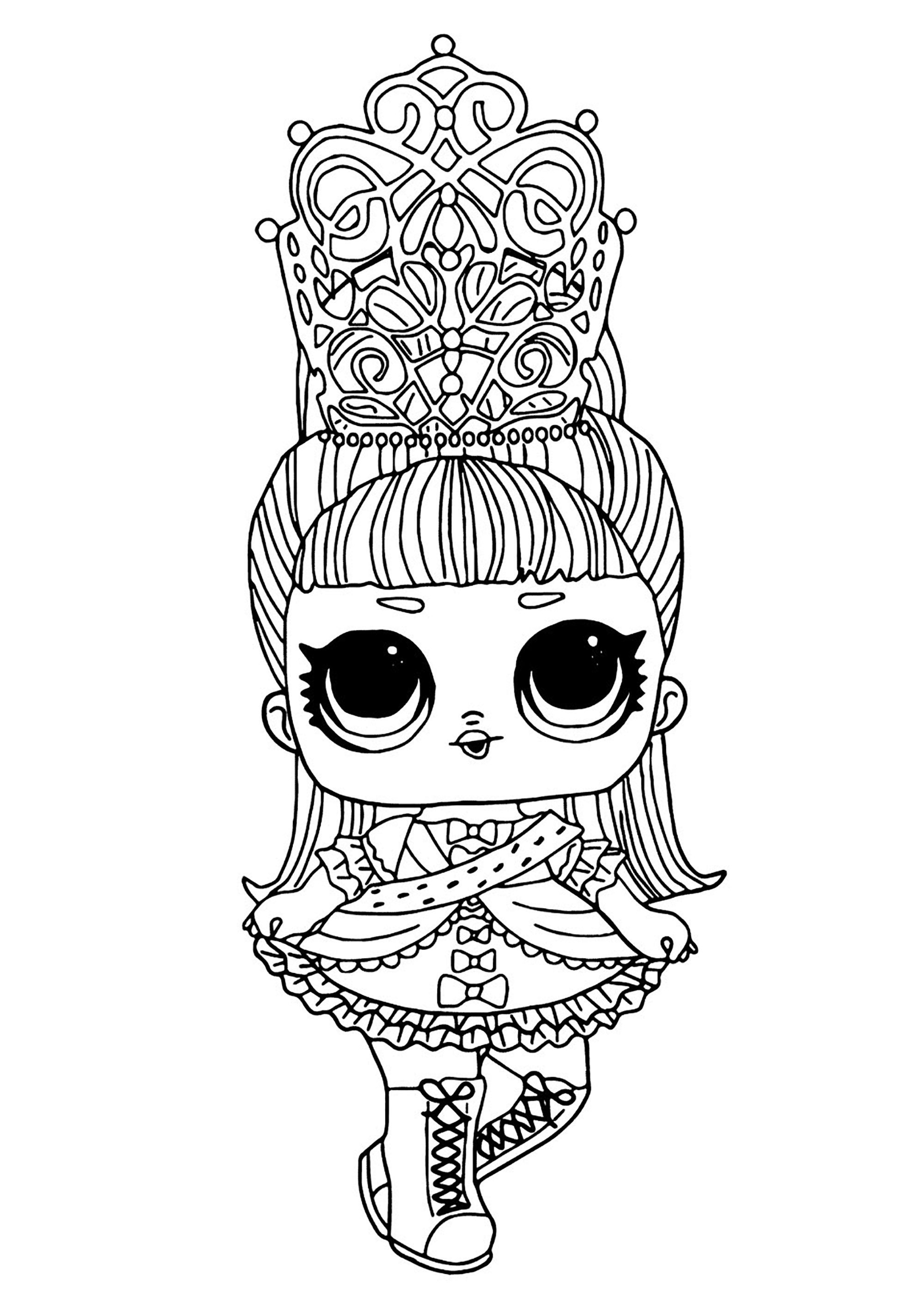 LOL surprise coloring page, LOL doll coloring pages, LOL surprise, LOL  pets coloring page