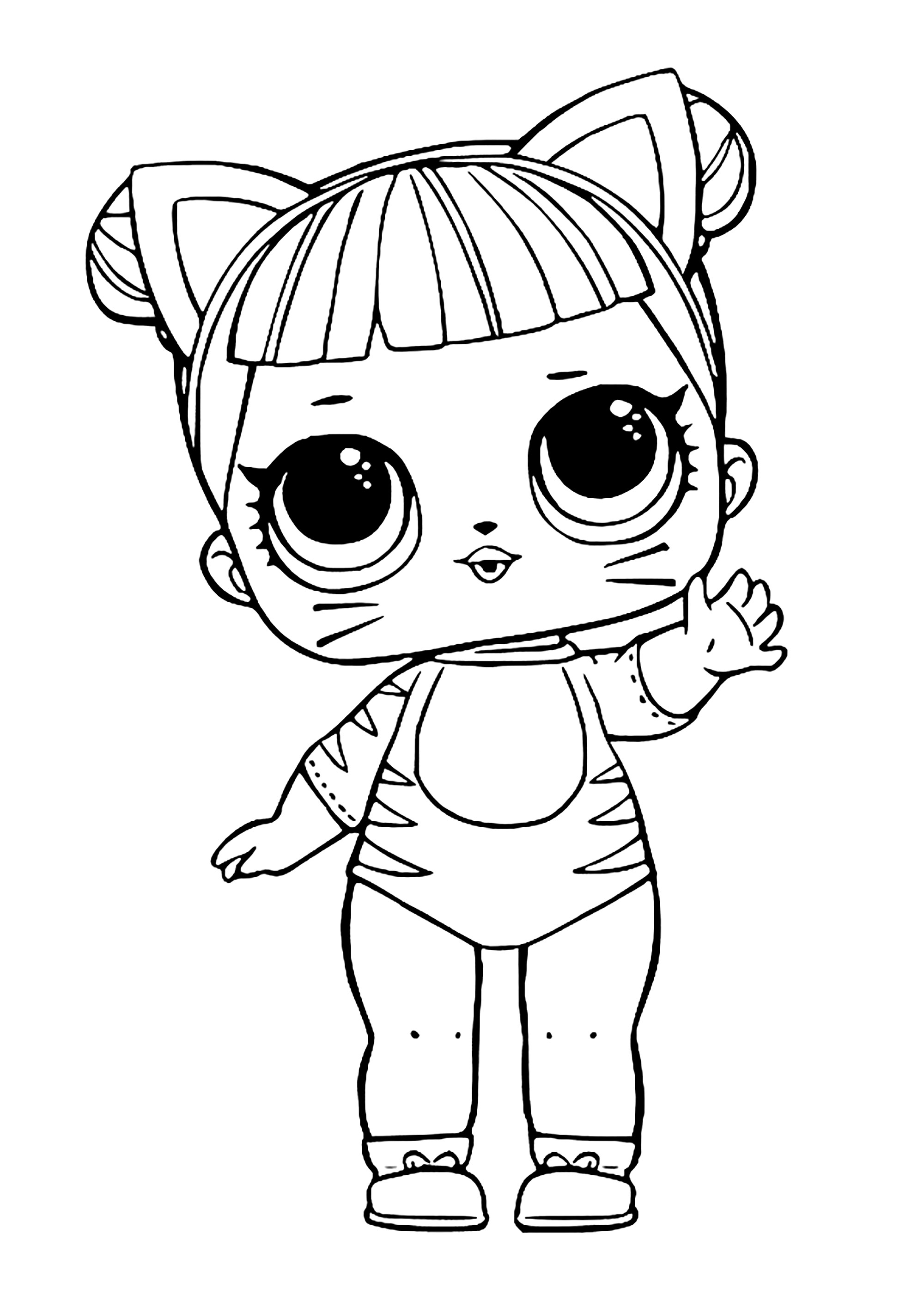 LOL surprise coloring page, LOL doll coloring pages, LOL surprise, LOL  pets coloring page