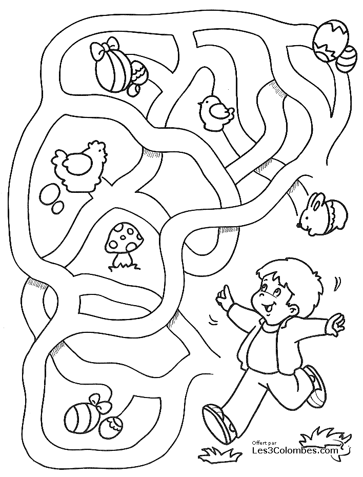 A very simple labyrinth for the little ones
