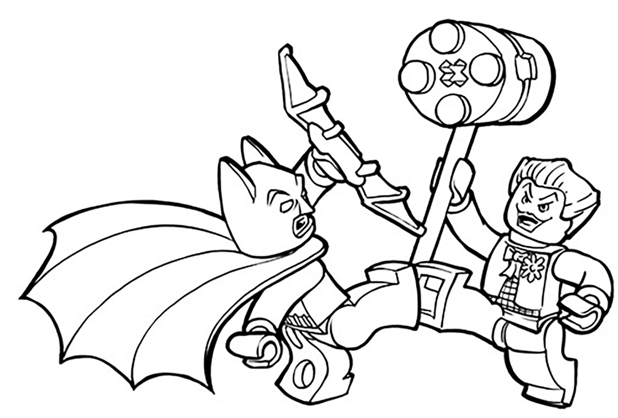 Lego batman to download - Lego Batman Kids Coloring Pages