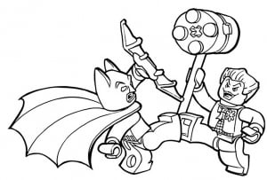 Lego Batman coloring pages for kids