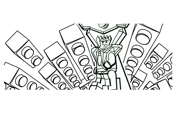 Free Lego Adventure coloring page to download (Lego the Big Adventure)