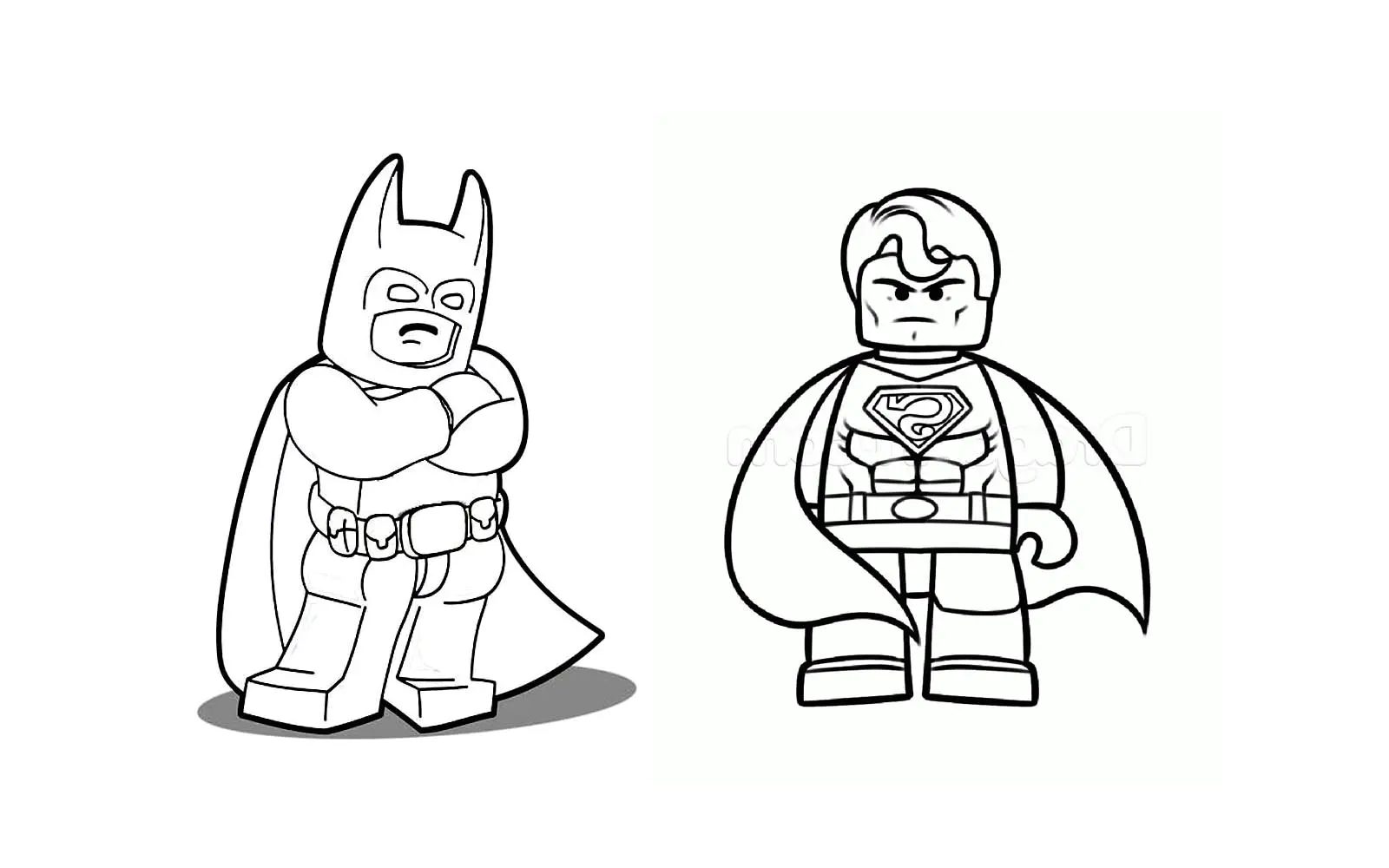 Printable Lego Adventure coloring page for kids (Lego the Big Adventure)