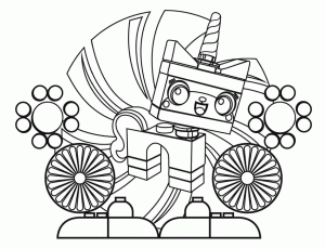 Free Lego Adventure coloring page to print (Lego the Big Adventure Coloring Page)