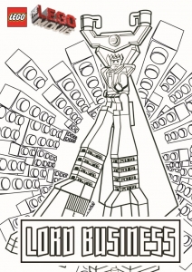 Coloring page lego the big adventure to print for free