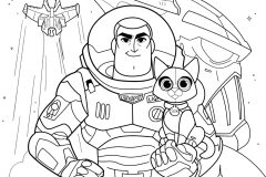 Printable Lightyear coloring sheets for Kids