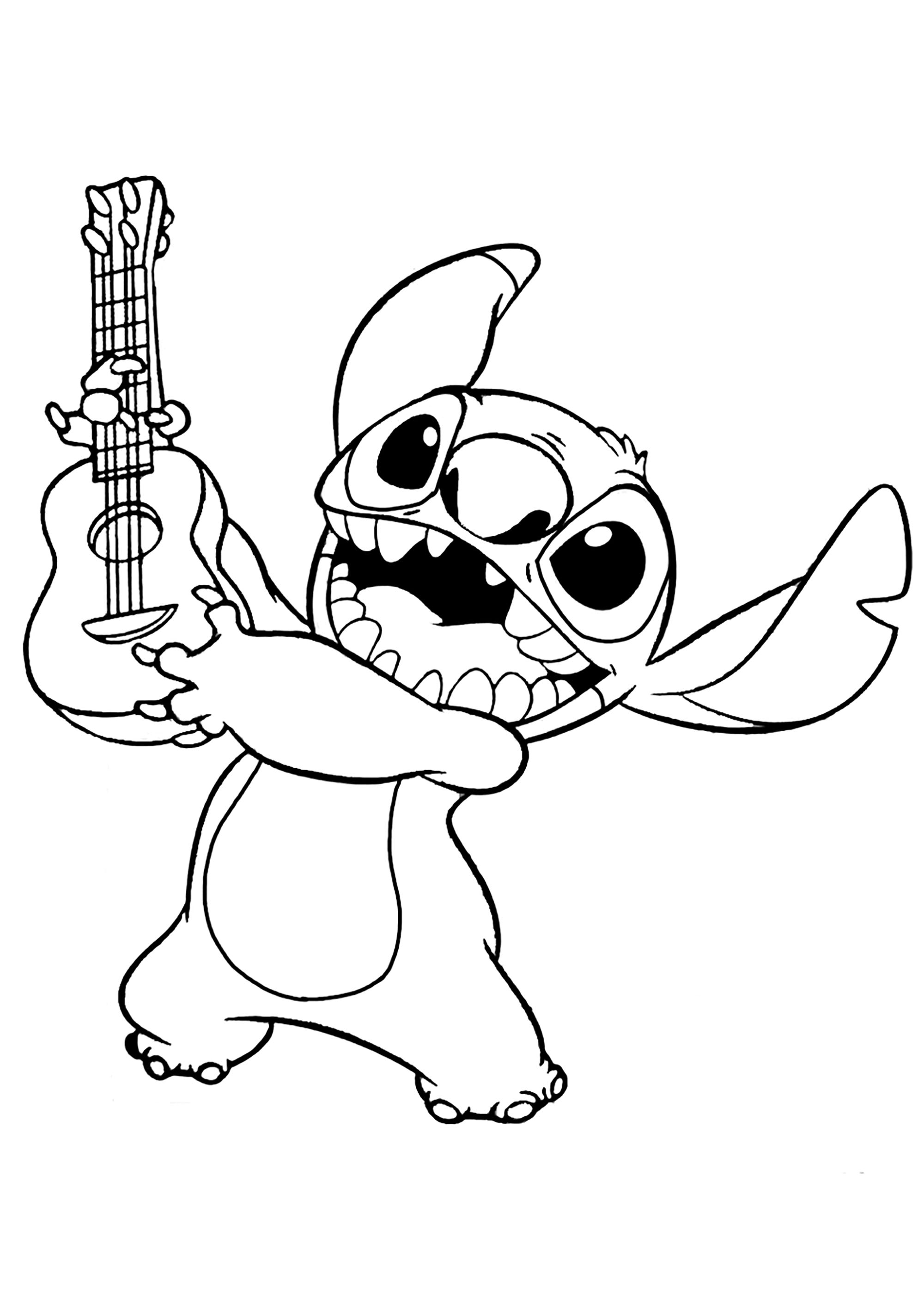 Lilo and stich to print for free   Lilo And Stich Kids Coloring Pages
