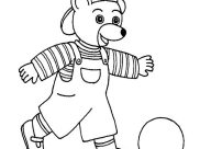 Little Brown Bear Coloring Pages for Kids
