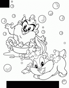 Coloring page looney tunes to print