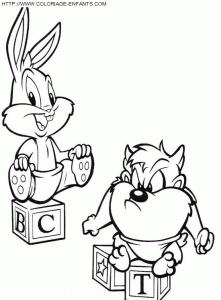 Coloring page looney tunes to download for free