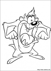 Coloring page looney tunes to color for children