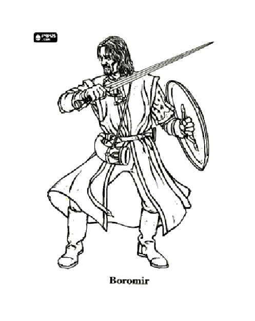 Lord Of The Ring Free To Color For Kids Lord Of The Ring