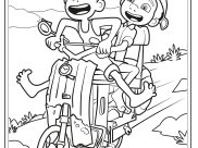 Luca Coloring Pages for Kids